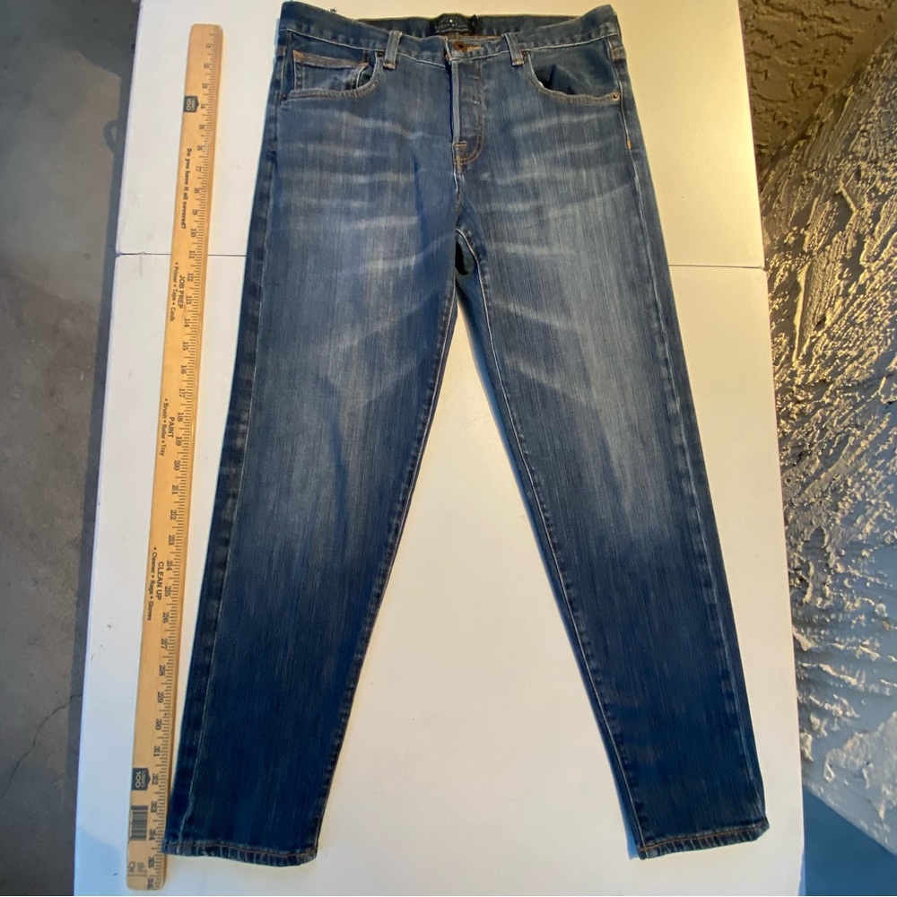 Lucky Brand Jeans Womens 4/27 Dylan Boyfriend Premium Italian Denim Button Fly